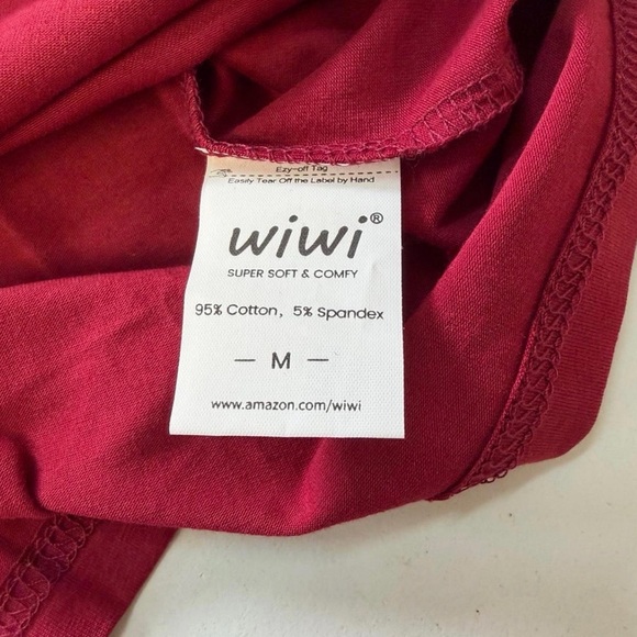 Wiwi Loungewear Pajama Set Women Medium Soft Comfy Casual Relaxation Lightweight - Picture 3 of 13